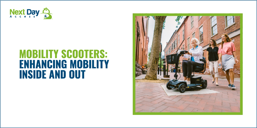 graphic shows picture of woman on mobility scooter