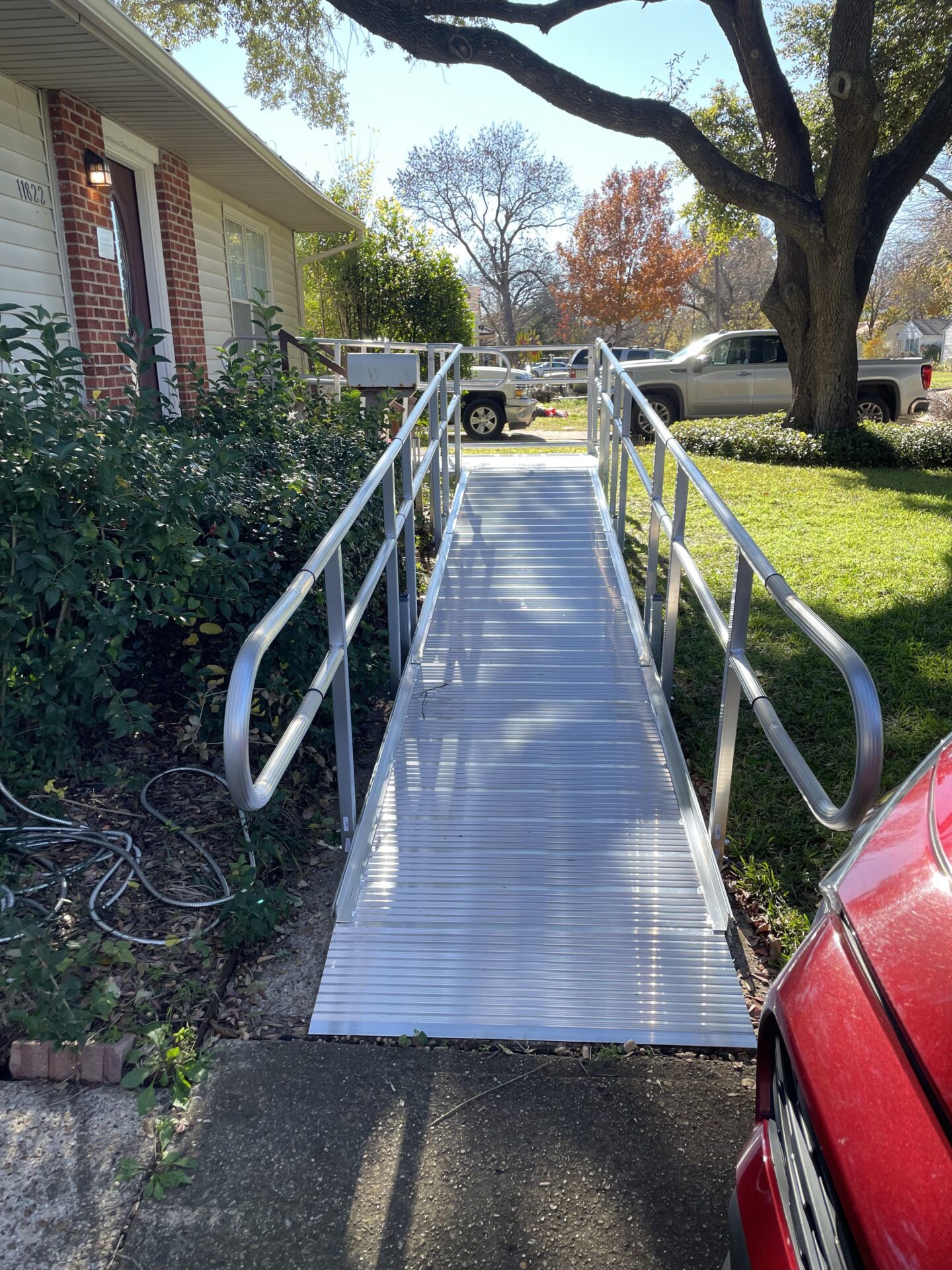 central dallas residential ramp installation