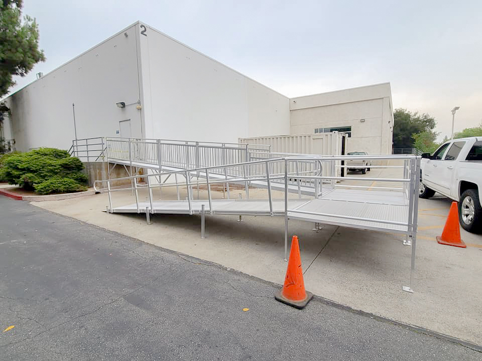 Commercial wheelchair ramp Orange County pic 1